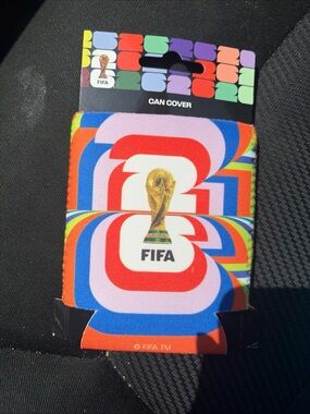 FIFA Multicolor World Cup Can Cover - Official FIFA Branding
